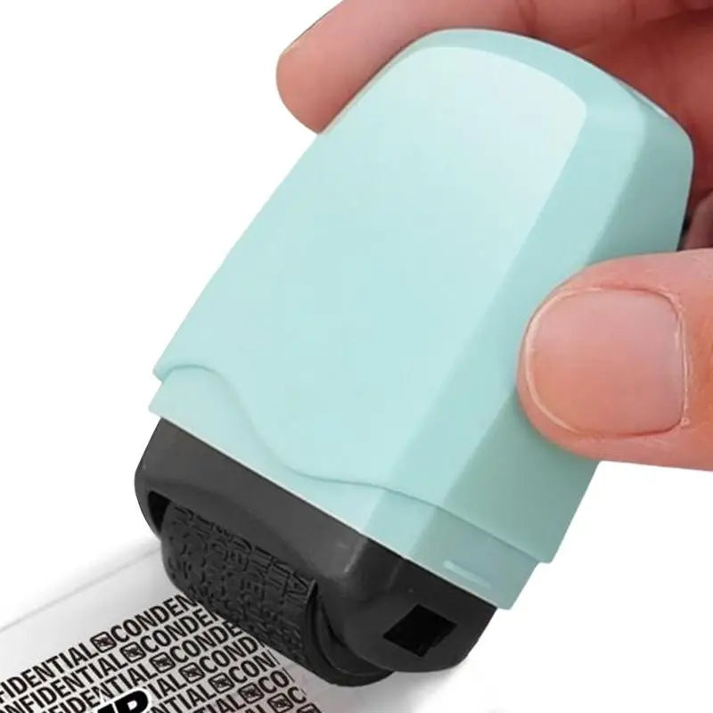 Privacy Stamp Roller Reusable Ink Address Eraser Roller For Privacy Protection Easy Using Security Stamp For Bills Tax Documents